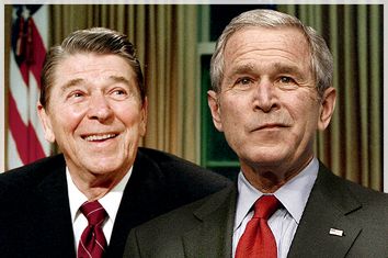 Ronald Reagan, George W. Bush