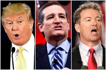 Donald Trump, Ted Cruz, Rand Paul