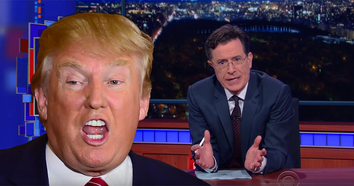 Colbert donald trump