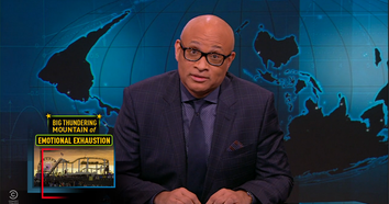 Larry Wilmore roller coaster mass shootings