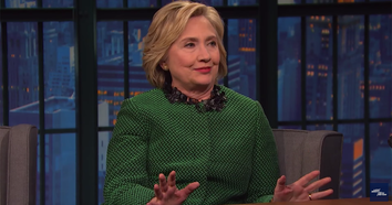 Hillary Clinton on Seth Meyers