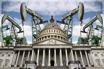 Capitol Building, Oil Derricks