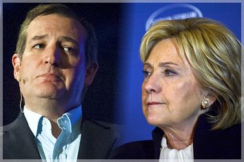 Ted Cruz, Hillary Clinton