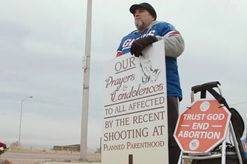 Planned Parenthood Protester