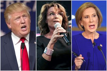 Donald Trump, Sarah Palin, Carly Fiorina