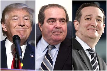 Donald Trump, Antonin Scalia, Ted Cruz