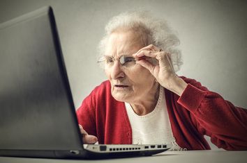 Woman at Computer