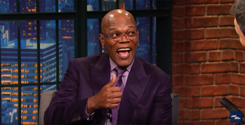 Samuel L Jackson Seth Meyers donald trump