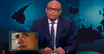 larry wilmore obama guns tears