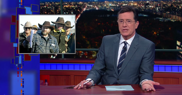 stephen colbert ammon bundy