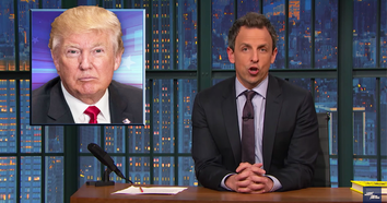 seth meyers donald trump racism