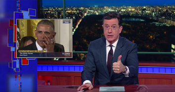 colbert obama guns