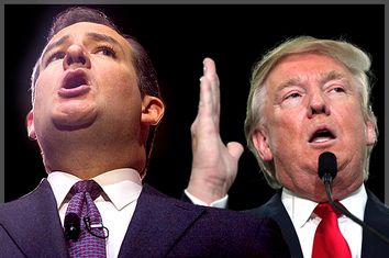 Ted Cruz, Donald Trump