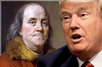 Benjamin Franklin, Donald Trump