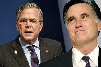 Jeb Bush, Mitt Romney