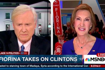 Chris Matthews, Carly Fiorina