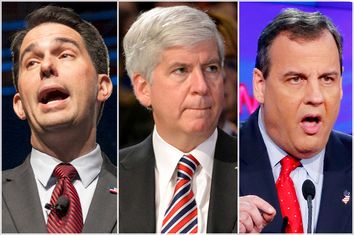 Scott Walker, Rick Snyder, Chris Christie