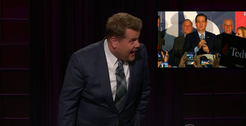 James Corden ted cruz