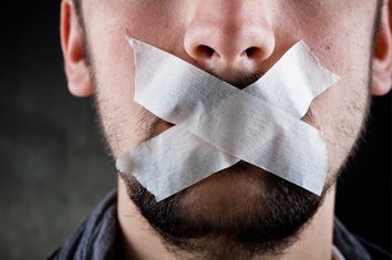 Taped Mouth