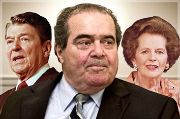 Ronald Reagan, Antonin Scalia, Margaret Thatcher