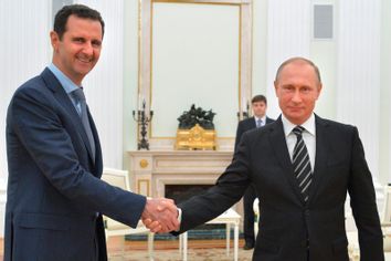 Vladimir Putin, Bashar Assad