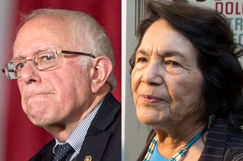 Bernie Sanders, Dolores Huerta