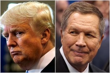 Donald Trump, John Kasich