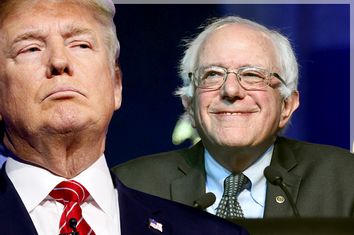 Donald Trump, Bernie Sanders