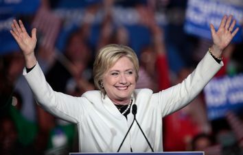 Democratic U.S. presidential candidate Hillary Clinton speaks about the results of the Super Tuesday primaries at a campaign rally in Miami