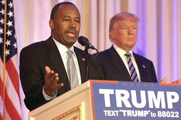 Ben Carson, Donald Trump