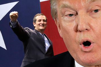 Ted Cruz, Donald Trump