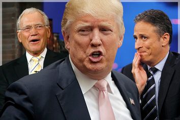 David Letterman, Donald Trump, Jon Stewart