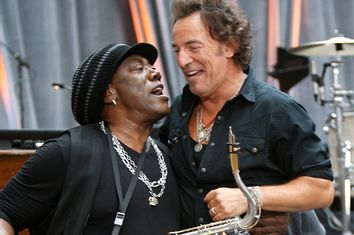 Clarence Clemons and Bruce Springsteen