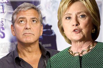 George Clooney, Hillary Clinton