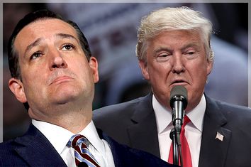 Ted Cruz, Donald Trump