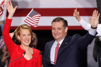 Carly Fiorina, Ted Cruz