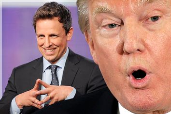 Seth Meyers, Donald Trump