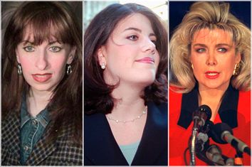 Paula Jones, Monica Lewinsky, Gennifer Flowers