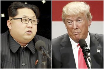 Kim Jong Un, Donald Trump