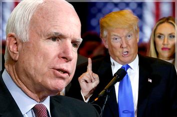 John McCain, Donald Trump