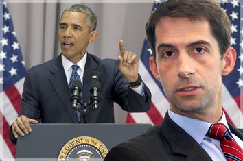 Barack Obama, Tom Cotton