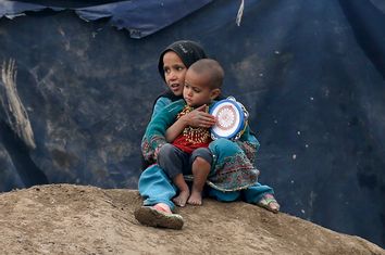 Displaced Afghan Children