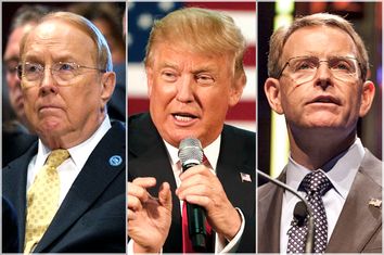 James Dobson, Donald Trump, Tony Perkins