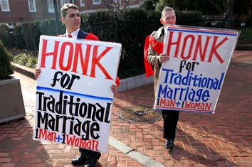Anti-Gay Marriage Protesters