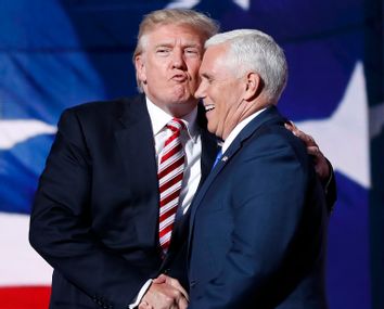 Mike Pence, Donald Trump