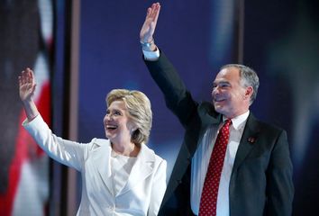 Hillary Clinton, Tim Kaine