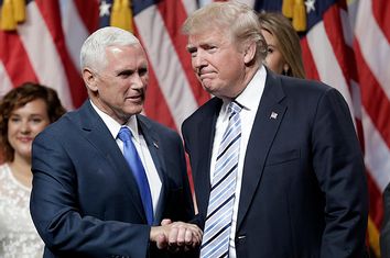 Mike Pence, Donald Trump