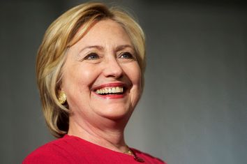 Democratic Presidential nominee Hillary Clinton holds a rally at West Philadelphia High School in Philadelphia, Pennsylvania