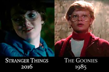 Stranger Things; Goonies