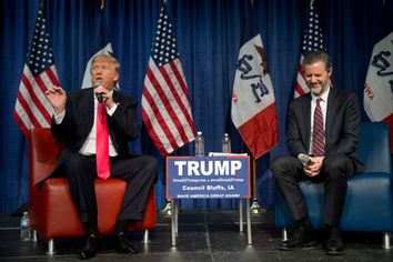 Donald Trump, Jerry Falwell Jr.